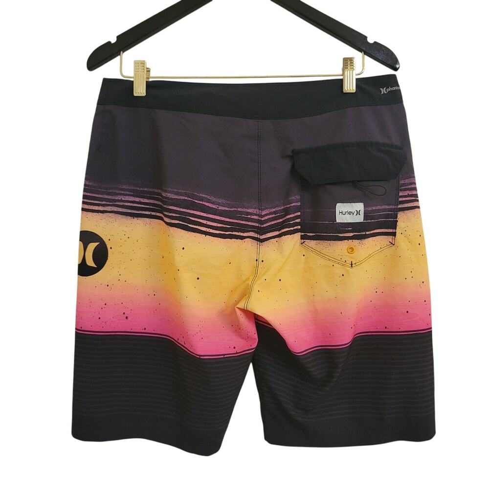 Hurley Phantom Overspray Men's Board Shorts Sunset Sz 30 - Picture 4 of 6